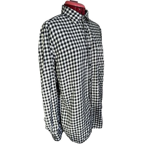 Uniqlo Women’s Size XL 100% Cotton Gingham‎ Button Up Shirt - Picture 2 of 7